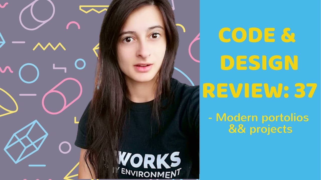 🔴Review 37: Awesome Portfolios and New cool Projects!! | #elefDoesCode